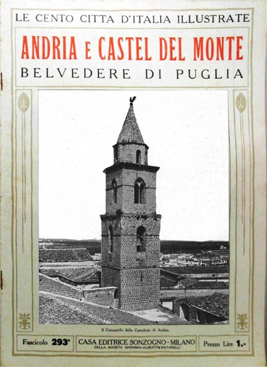 La copertina con il campanile della Cattedrale di Andria