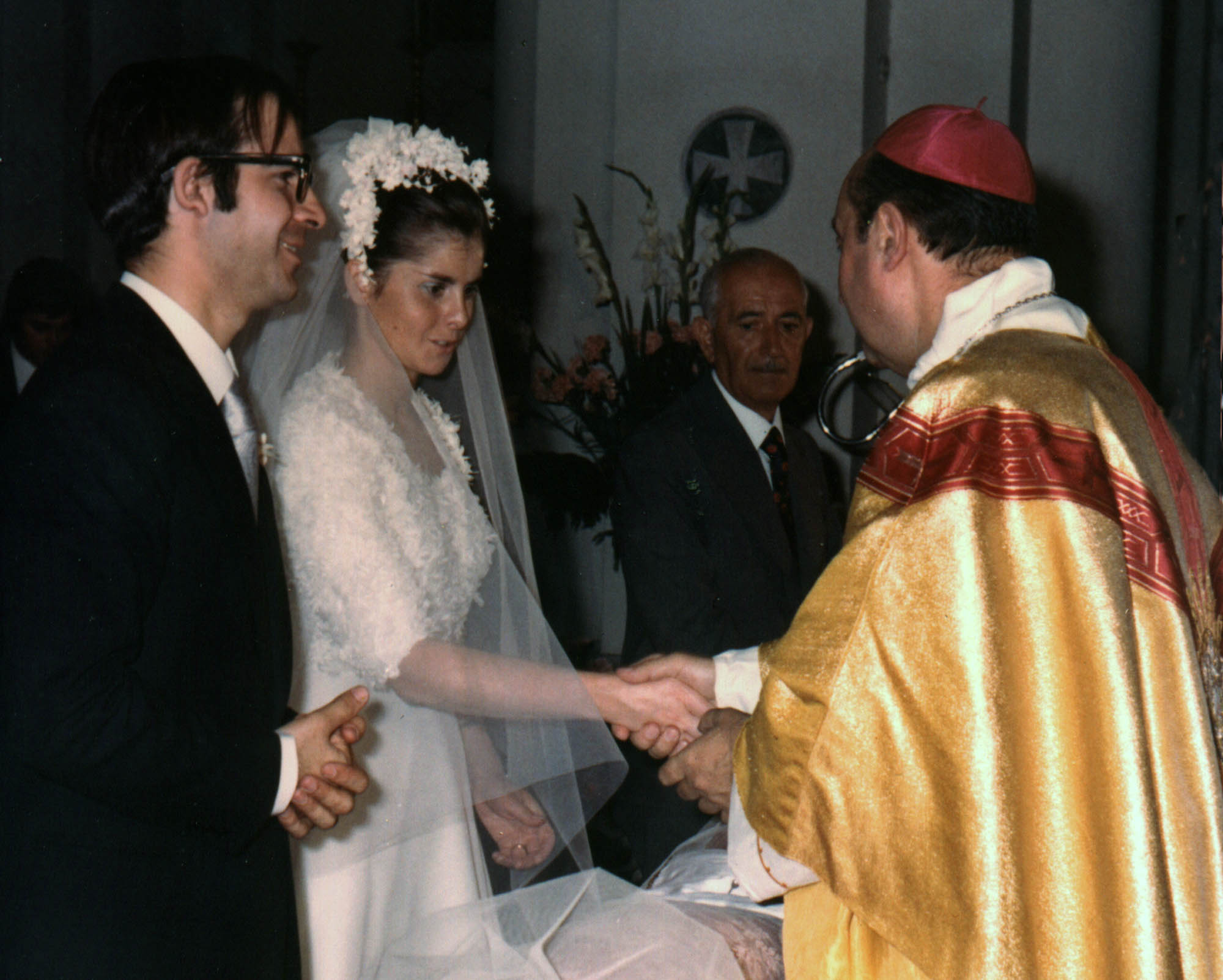 Le nostre nozze del 16/09/1972 davanti a Mons. Lanave