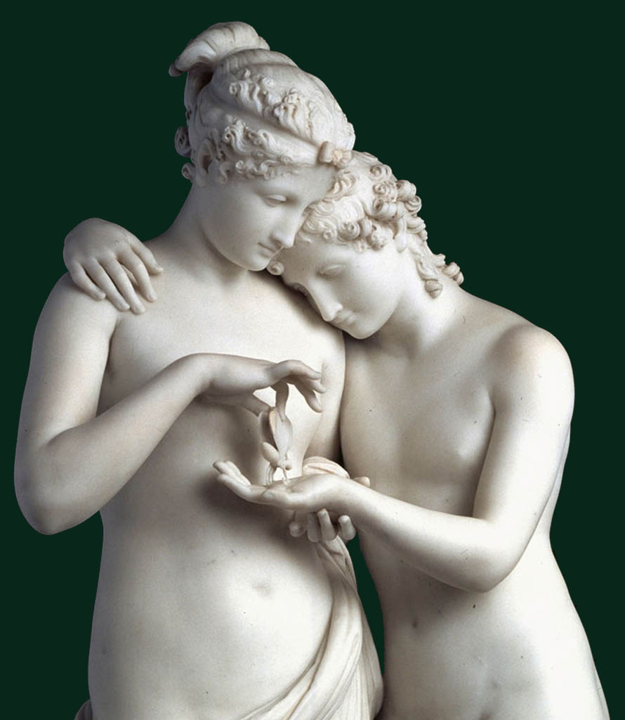 Amore e Psyche, scultura di Canova