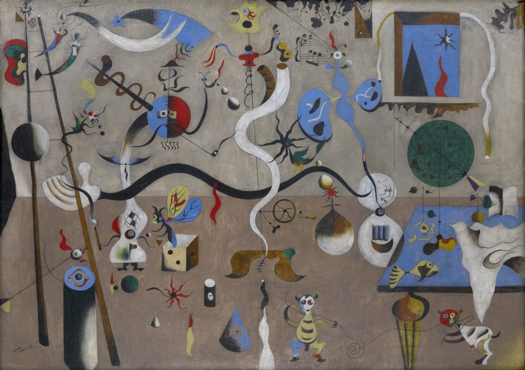 Carnevale di Arlecchino, di Joan Miró (Collection Albright-Knox Art Gallery, Buffalo, New York)