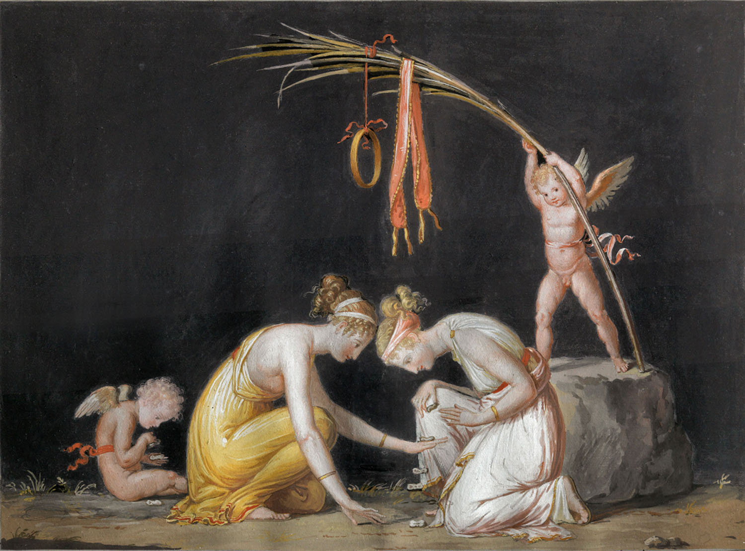 Giocatrici di astragali – A. Canova 1799 - MANN di Napoli, mostra “Canova e l’antico” 2019