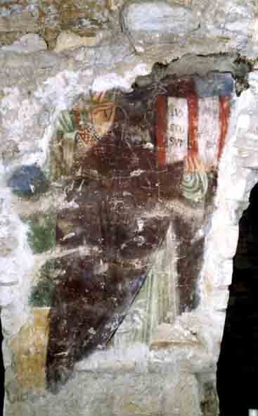 Il Cristo, il Salvatore, nella cripta di San Pietro in Cattedrale