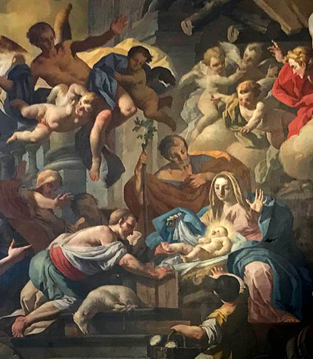 Natività in S. Maria dei Miracoli, di A. D’Elia (part.- foto G.D'Ambrosio)