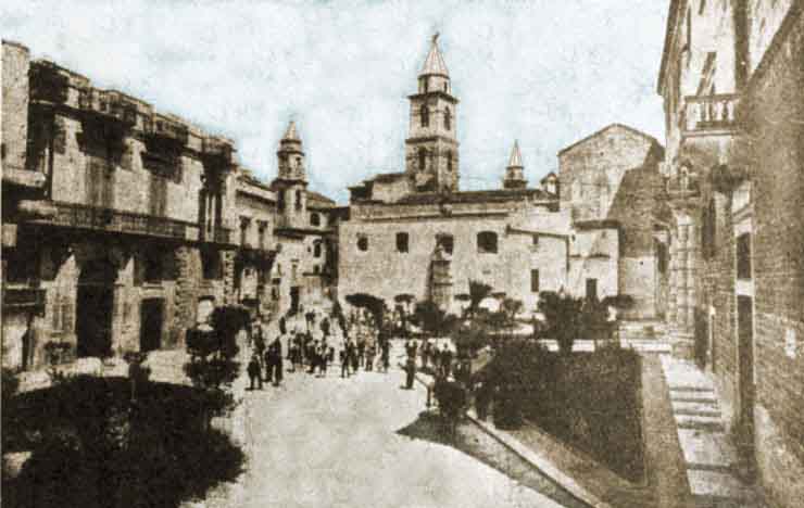 Largo La Corte, ai primi del 1900