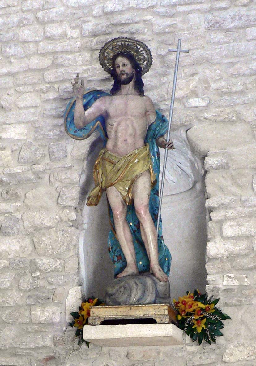 Statua di Gesù risorto - Cattedrale di Andria