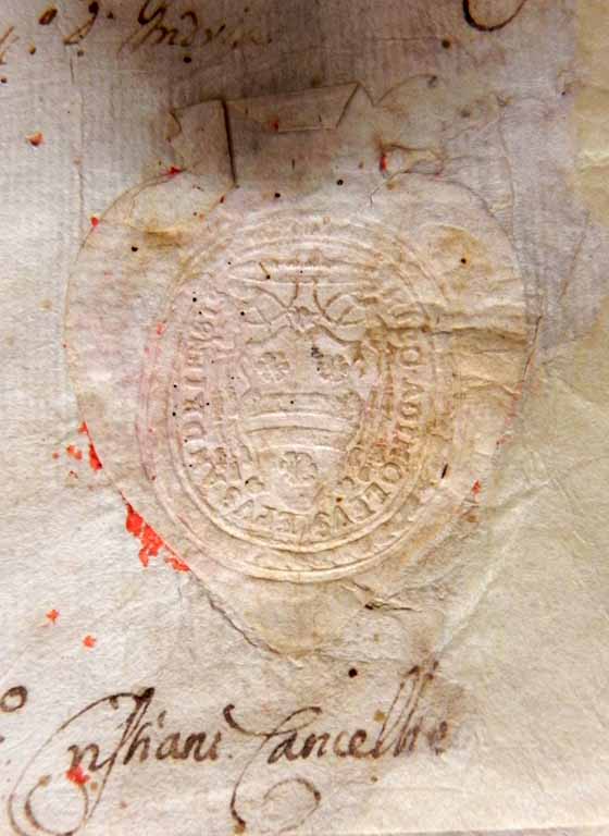 sigillo di Mons. Nicola Adinolfi