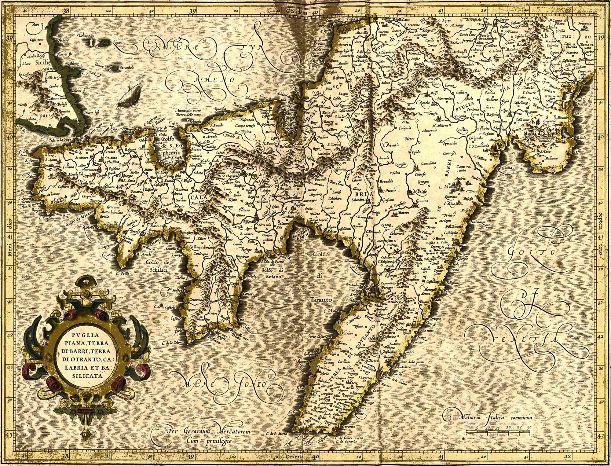 Puglia piana, Terra di Bari, ... di G. Mercatore