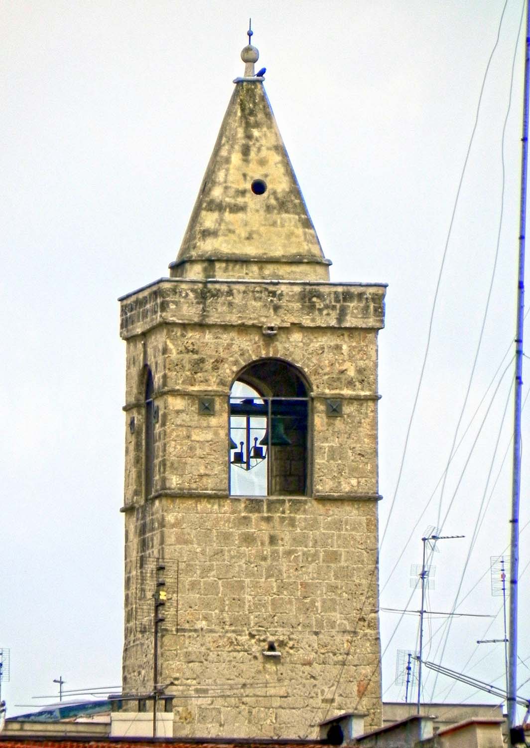 lato sud della Torre dell'Orologio