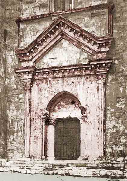 Il portale fine Ottocento
