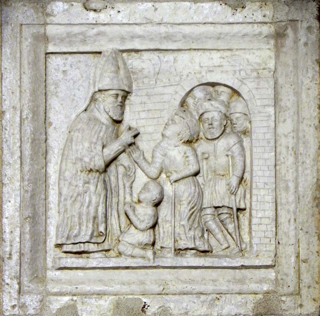 formella a bassorilievo nel Cappellone di S. Riccardo in Cattedrale