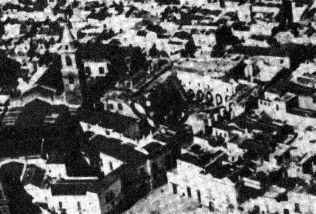 veduta aerea della demolizione - 1938