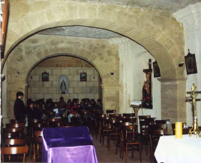 La navata vista dal presbiterio