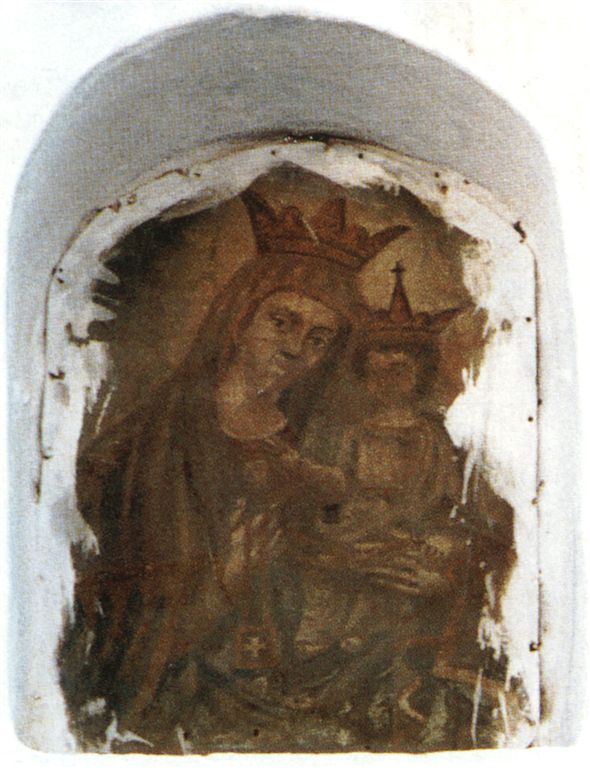 Pittura ad olio della Madonna del Carmelo, in Via san Vito, 7