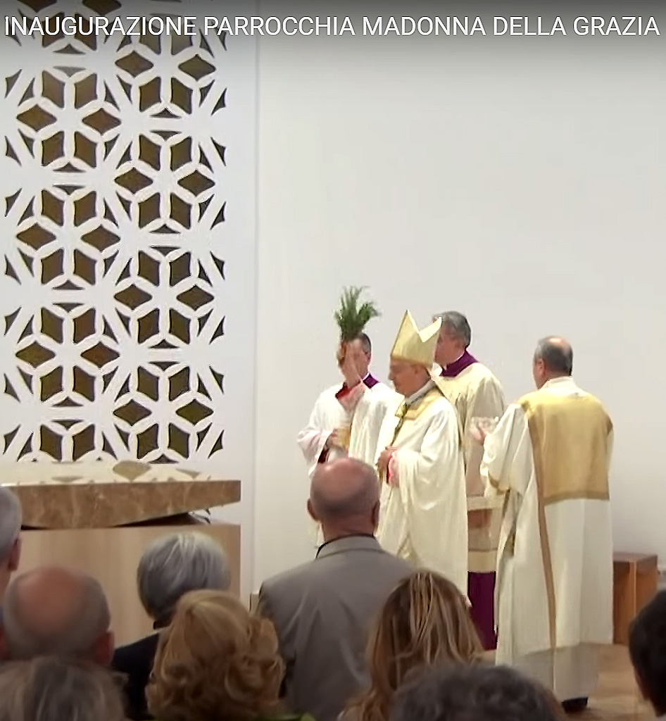 17 mag 2018, dedicazione della Chiesa con Mons L.Mansi - da ripresa TeleDehon