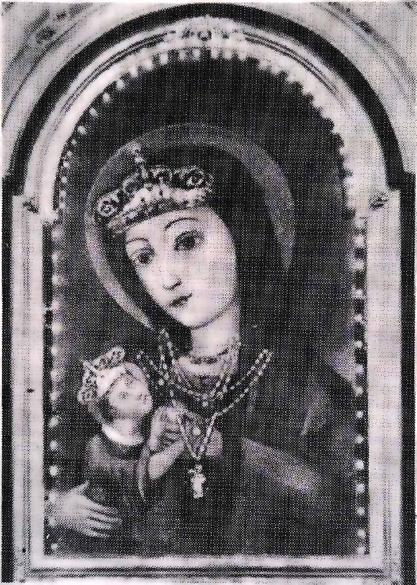 Affresco Madonna delle Grazie-foto primo Novecento