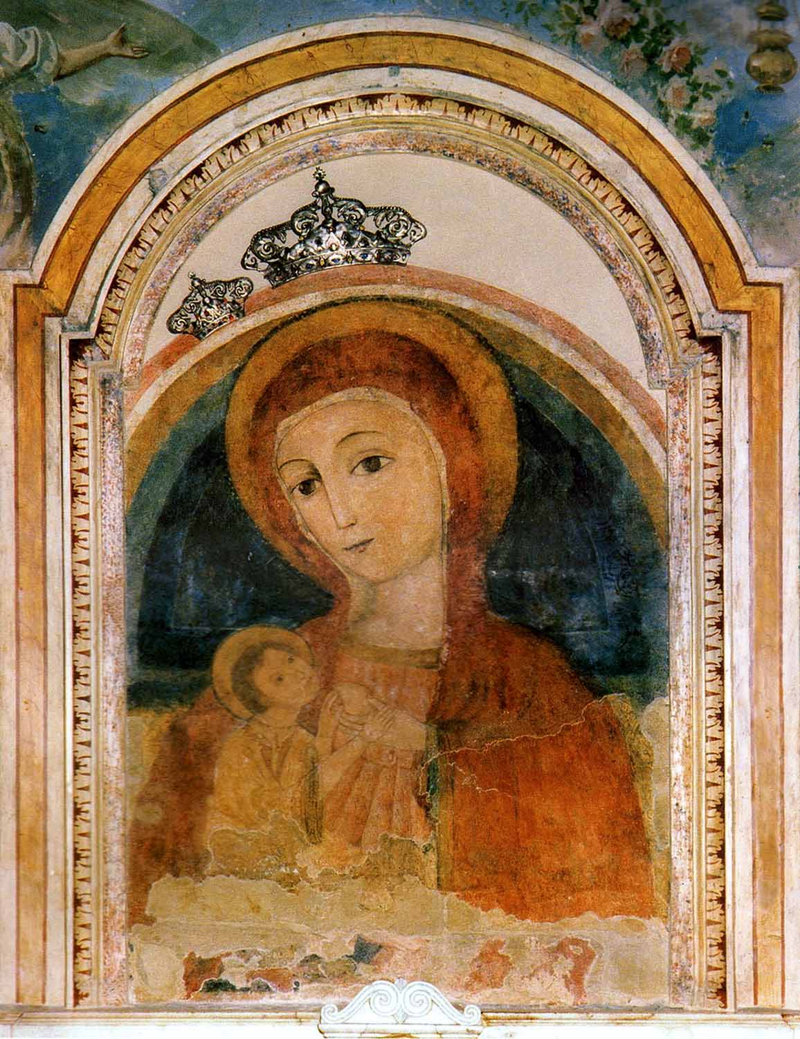 Affresco Madonna delle Grazie-dopo l'ultimo restauro