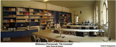 logo Biblioteca Prov S.Teresa dei Maschi-De Gemmis di Bari