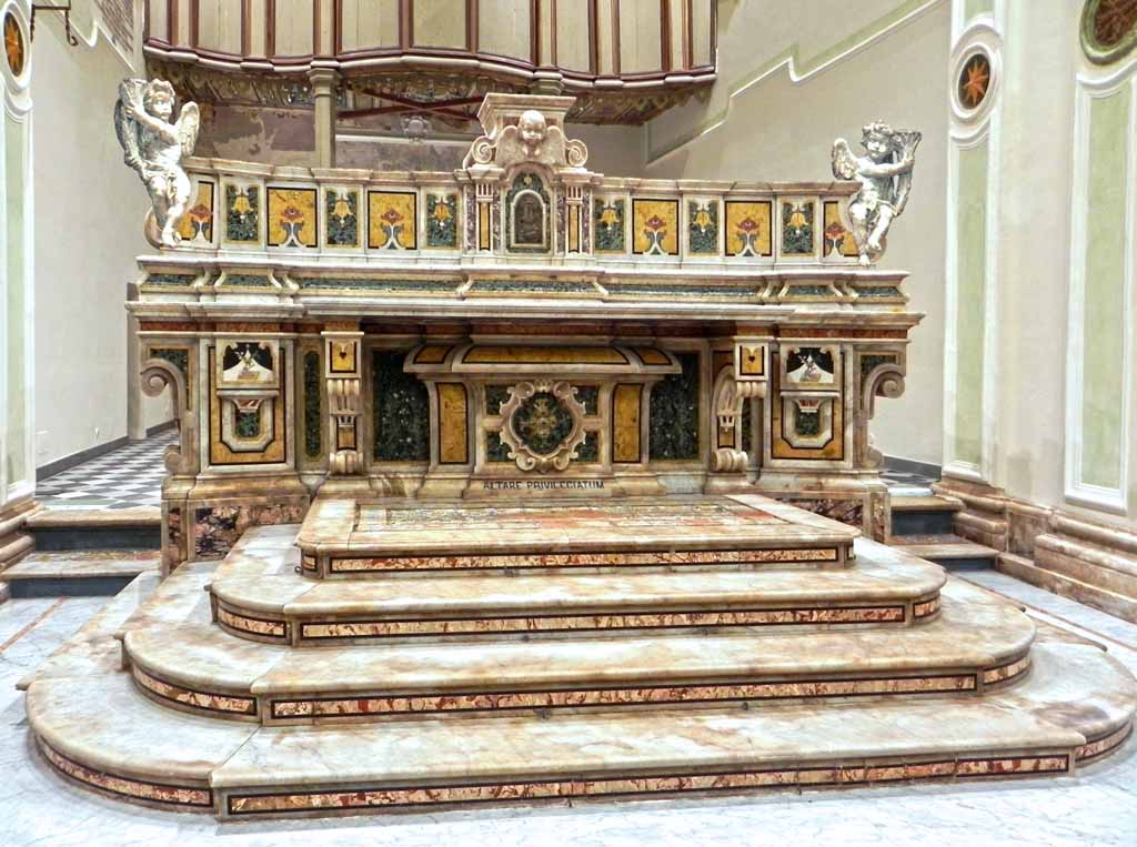 l'altare maggiore 2014 - inserimento dei 2 angeli trafugati