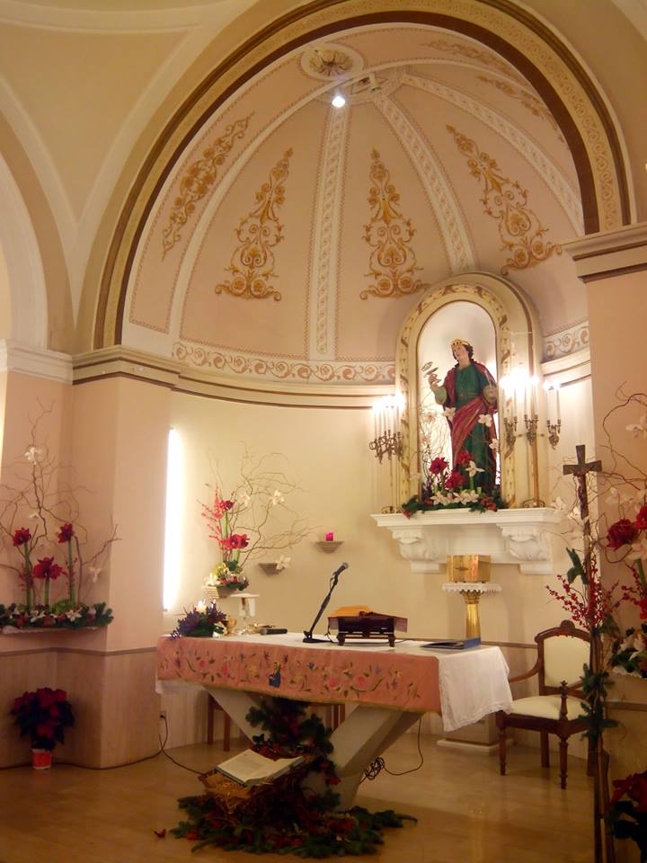 l'absidiola della chiesetta di Santa Lucia