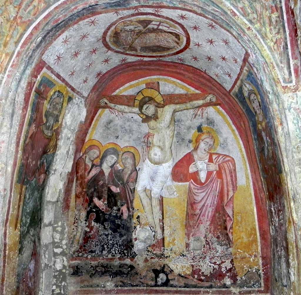 chiesa rupestre di Santa Croce: abside destra