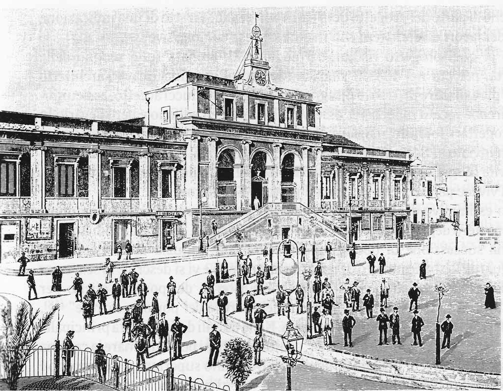 Il Palazzo di Città nel disegno del Castellucci, 1846