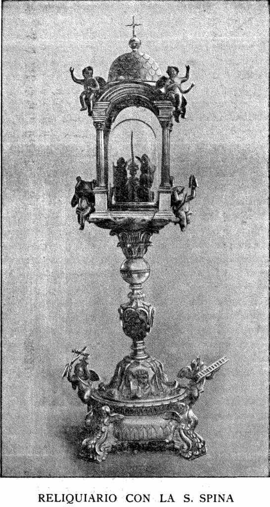 La Sacra Spina nel reliquiario Morselli