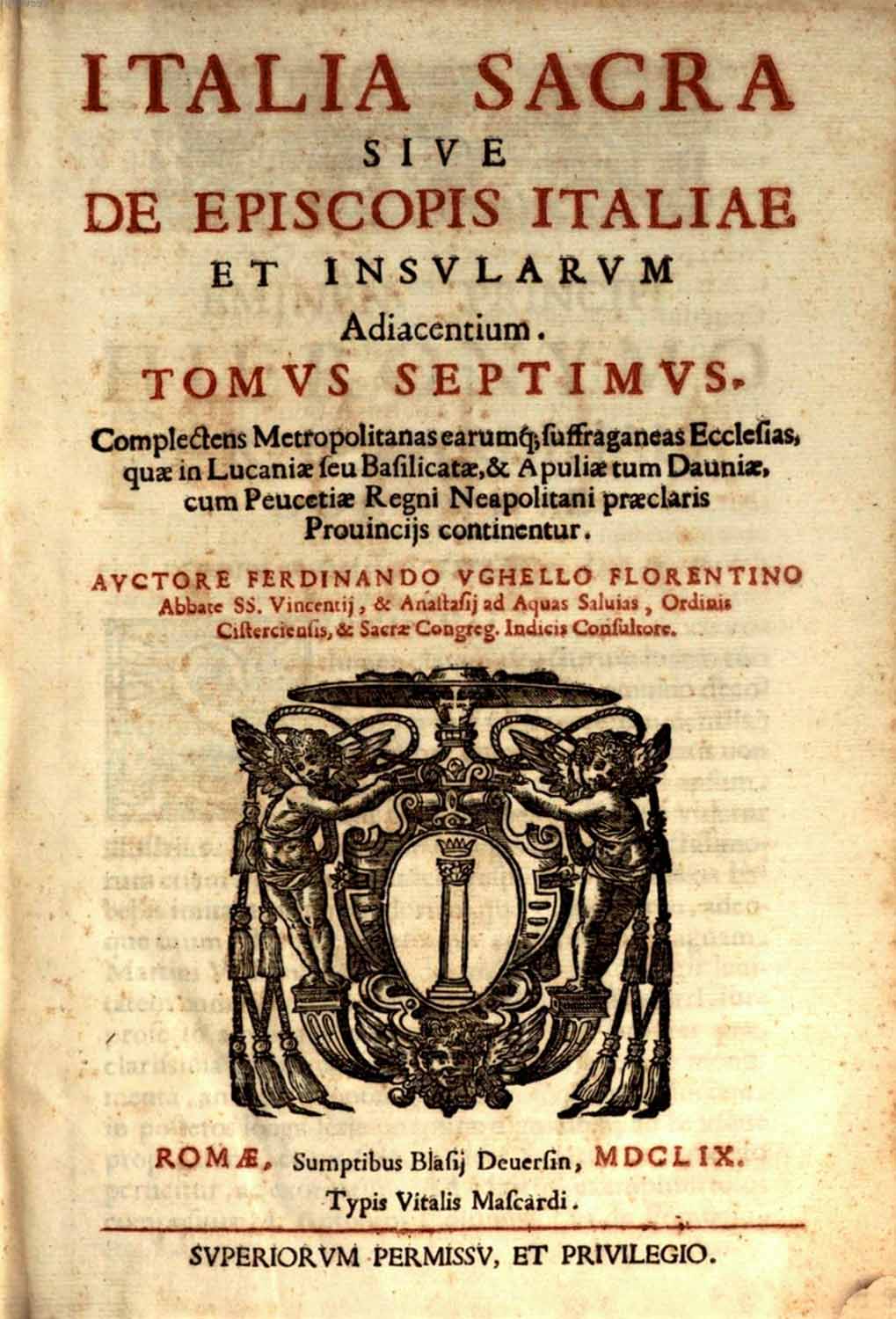 Copertina della 1^ edizione del 1659