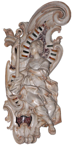 Scultura della Speranza dell'altare maggiore della Madonna dei Miracoli
