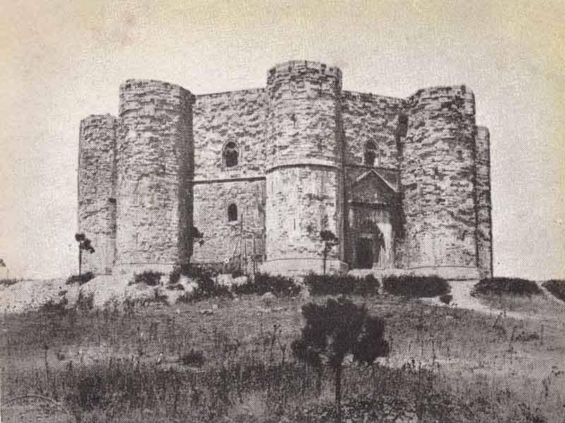 Castel del Monte in una foto dello studio Malgherini-Attimonelli del 1948