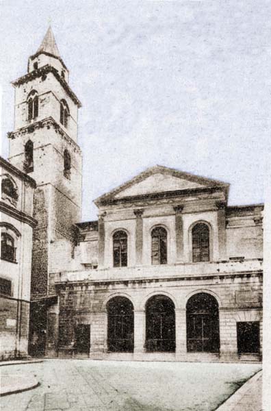 La cattedrale negli anni trenta del '900