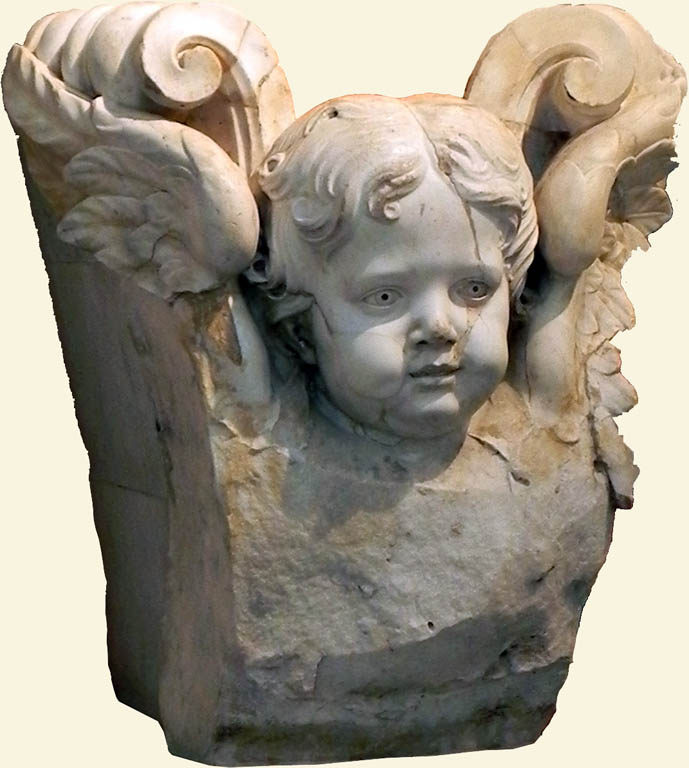 angelo centrale dell'altare maggiore di Giacomo Colombo