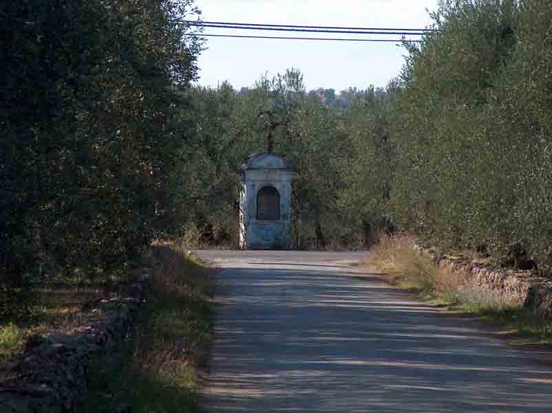 l'edicola di vvia Castel del monte vista dal viale del casale