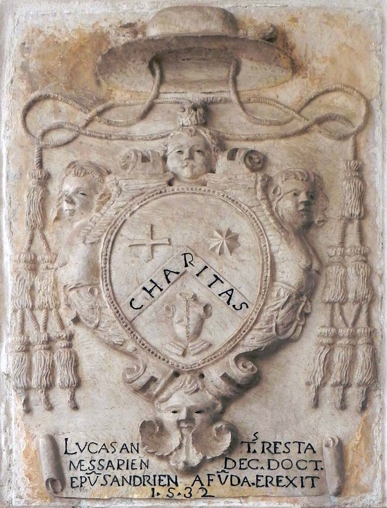 stemma di Luca Antonio Resta (nell'Episcopio)