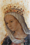 La Vergine sulle campagne della citt di Andria  (anta di un reliquiario, gi in Cattedrale, ora nell'episcopio)