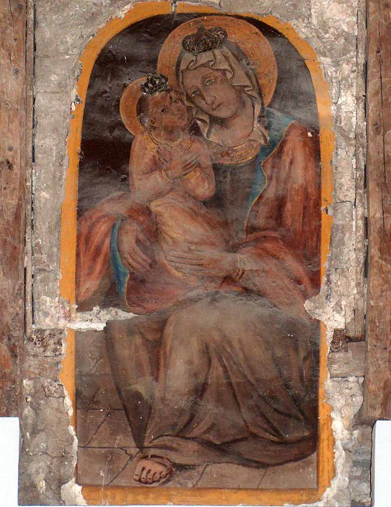 affresco della Madonna della Grazia
