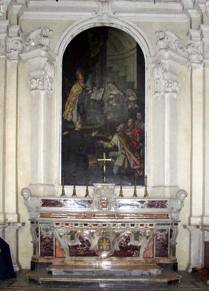 altare del cappellone di S. Benedetto