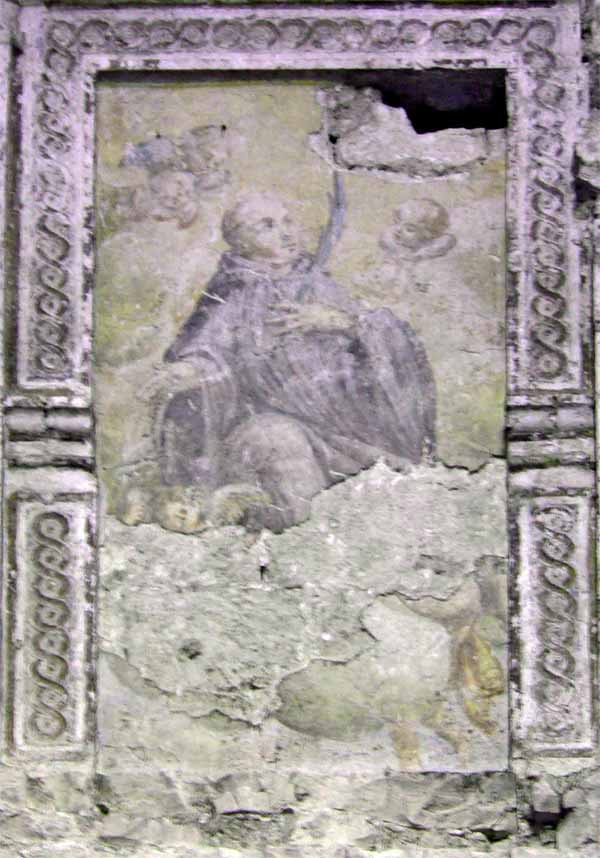 affresco raffigurante S. Placido