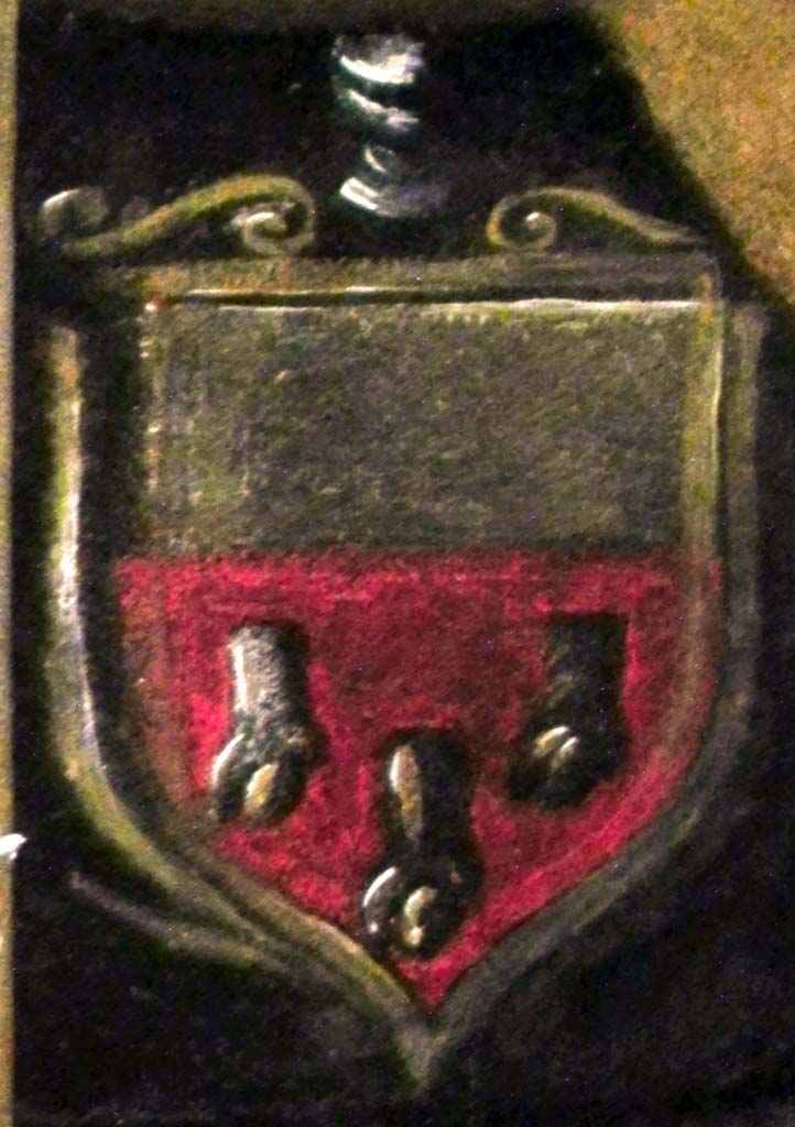 stemma della famiglia Giugni apposto al quadro