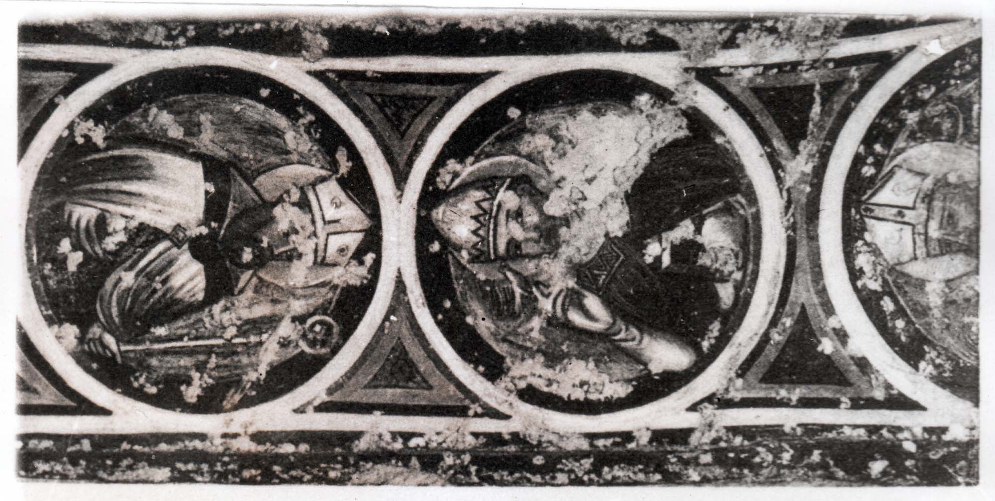 Dottori della Chiesa nell'arco di comunicazione, foto di A Ceccato, 1934
