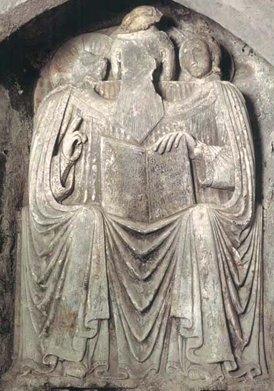 Trinit tricefala nella chiesa di S. Maria Assunta ad Armeno