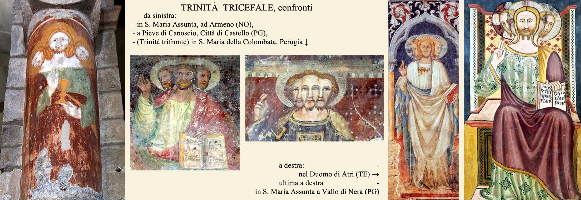 Trinit tricefale - confronto