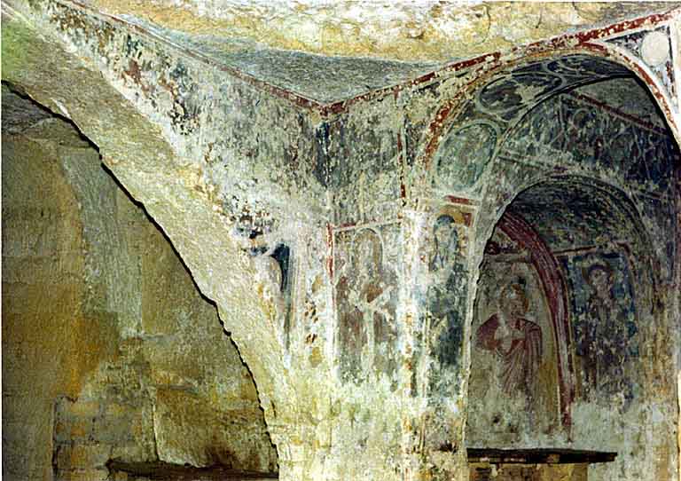 lato destro dell'arco trionfale nel 1968