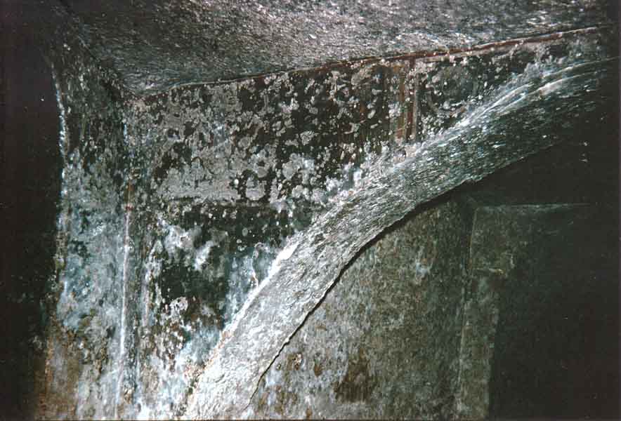 lato sinistro dell'arco trionfale nel 1979