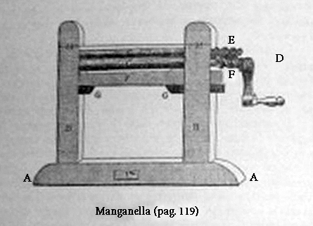 Il disegno della sgranatrice nel libro