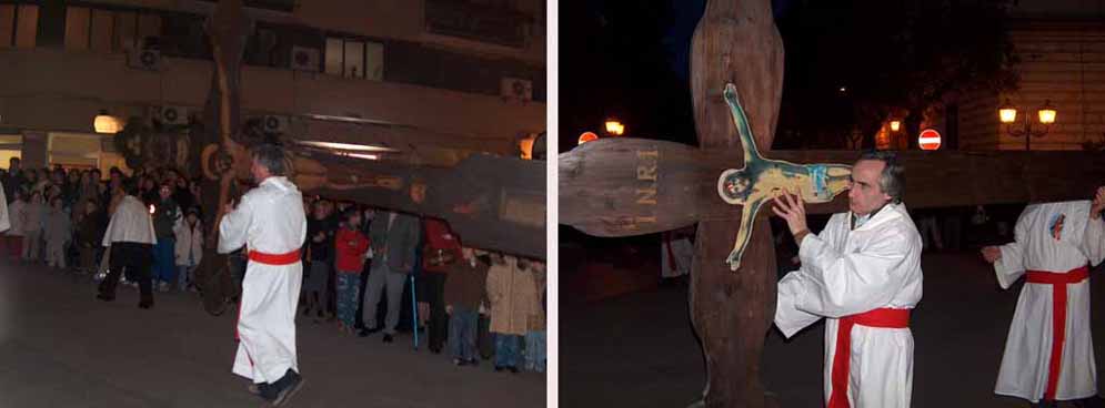 croci della processione dei misteri del venerd santo